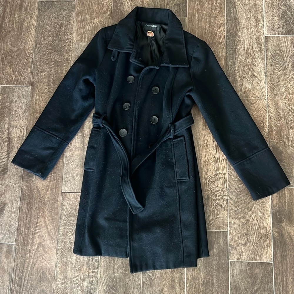 Black formal coat